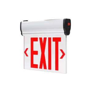 ASD LED Edge-Lit Exit Sign Red ASD-EXT-R