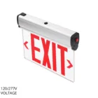 ASD LED Edge-Lit Exit Sign Red ASD-EXT-R