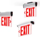 ASD LED Edge-Lit Exit Sign Red ASD-EXT-R