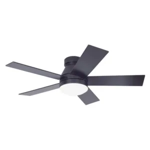 42-inch black ceiling fan with LED light and remote control by Westgate Lighting