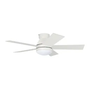 42-inch white ceiling fan with LED light and remote control by Westgate Lighting