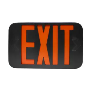 Westgate XTU Two-Circuit LED Exit Sign 277V - Black