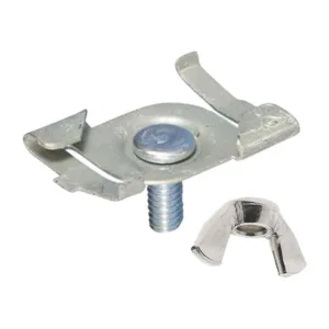 Westgate T-bar track clip with washer and wing nut